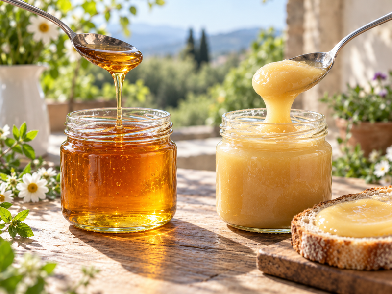 Miel liquide ou crémeux : quelle différence ?