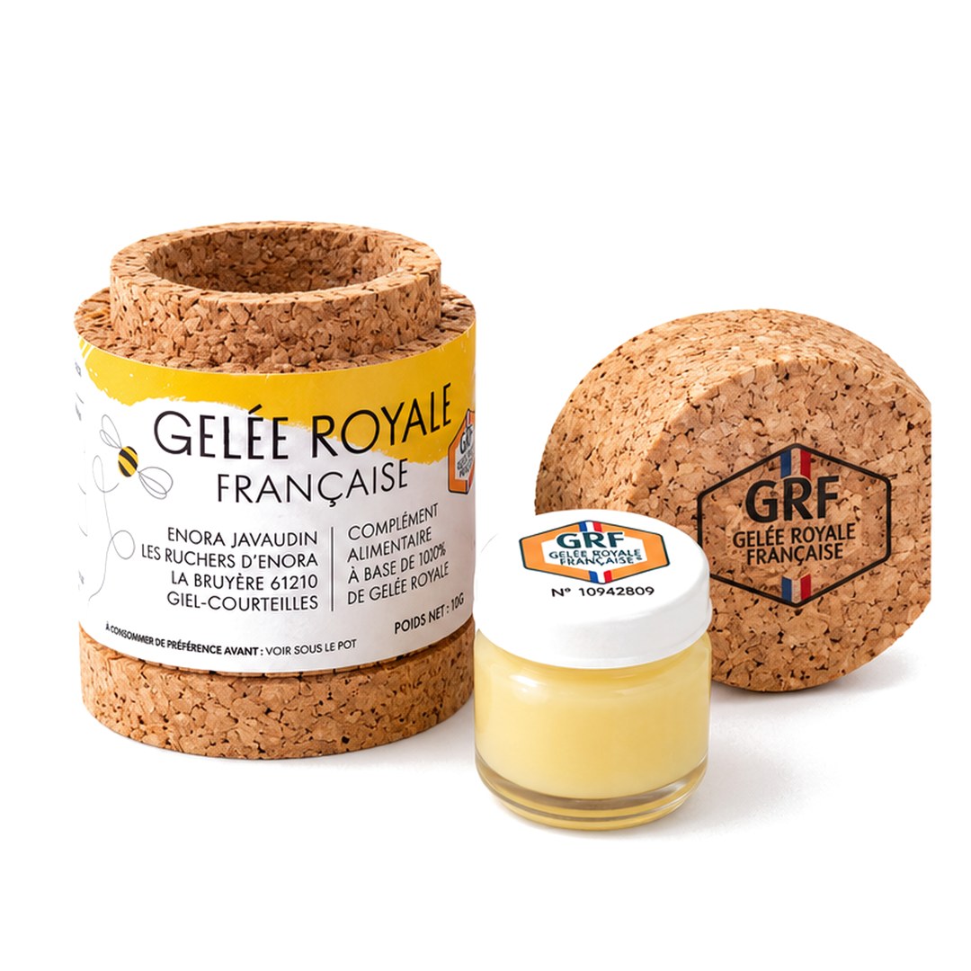 Gelée royale française fraîche – 10 g – Les Ruchers d’Enora (Orne)