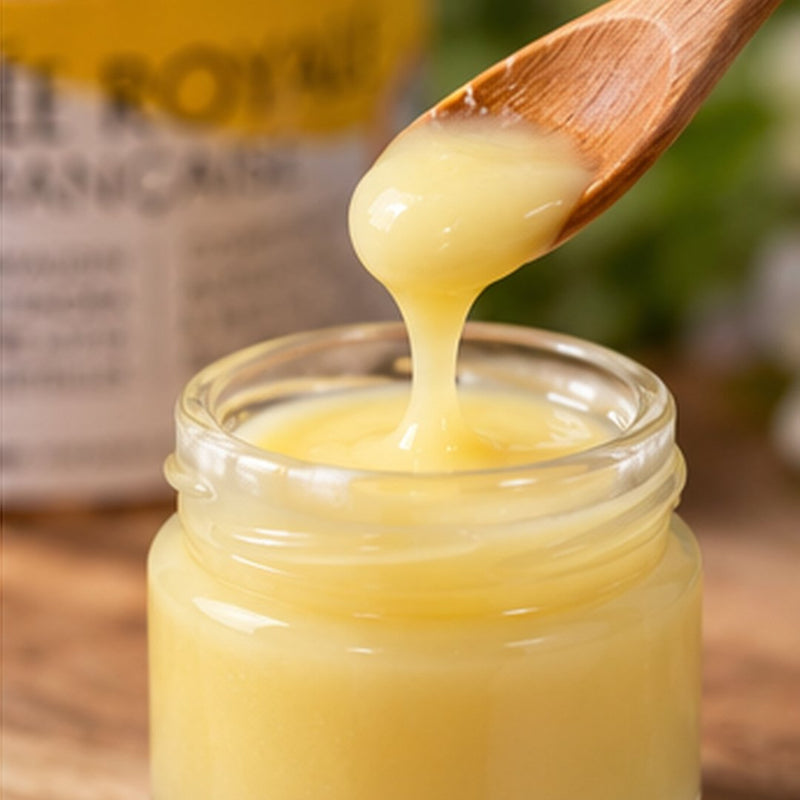 Gelée royale française fraîche – 10 g – Les Ruchers d’Enora (Orne)