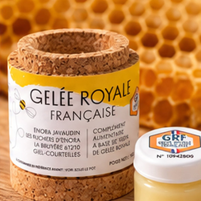 Gelée royale française fraîche – 10 g – Les Ruchers d’Enora (Orne)