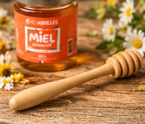 Cuillère à miel en bois