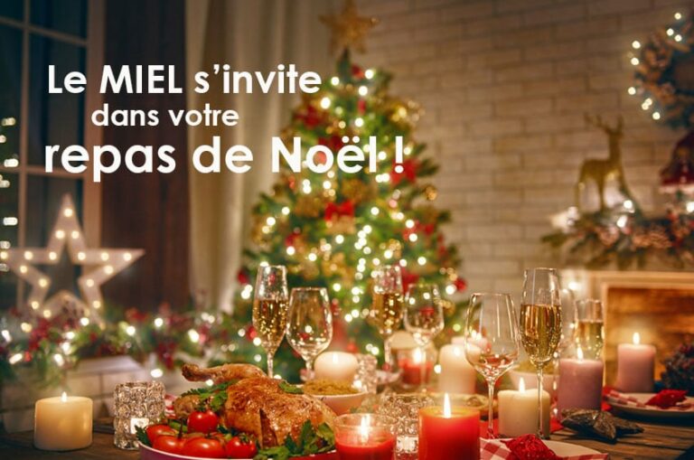Le miel s’invite dans votre repas de Noël !